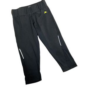 Kappa Cross Training Cropped Leggings Black Size Large